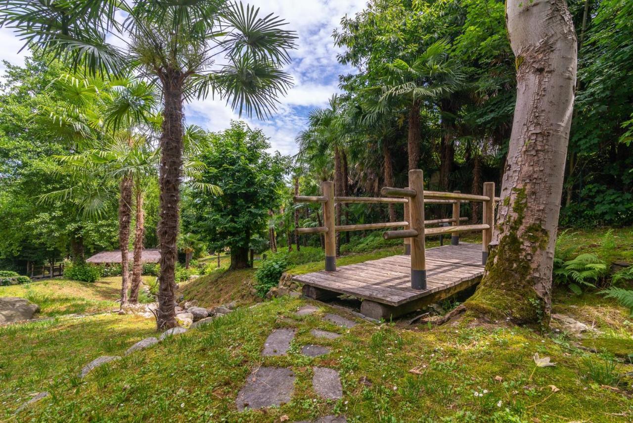 L'Ortensia Della Villa Isabella, Camera Con Vista Lago, Balcone Sul Parco E Bagno Esclusivo All'Esterno Della Camera Stresa Exterior foto