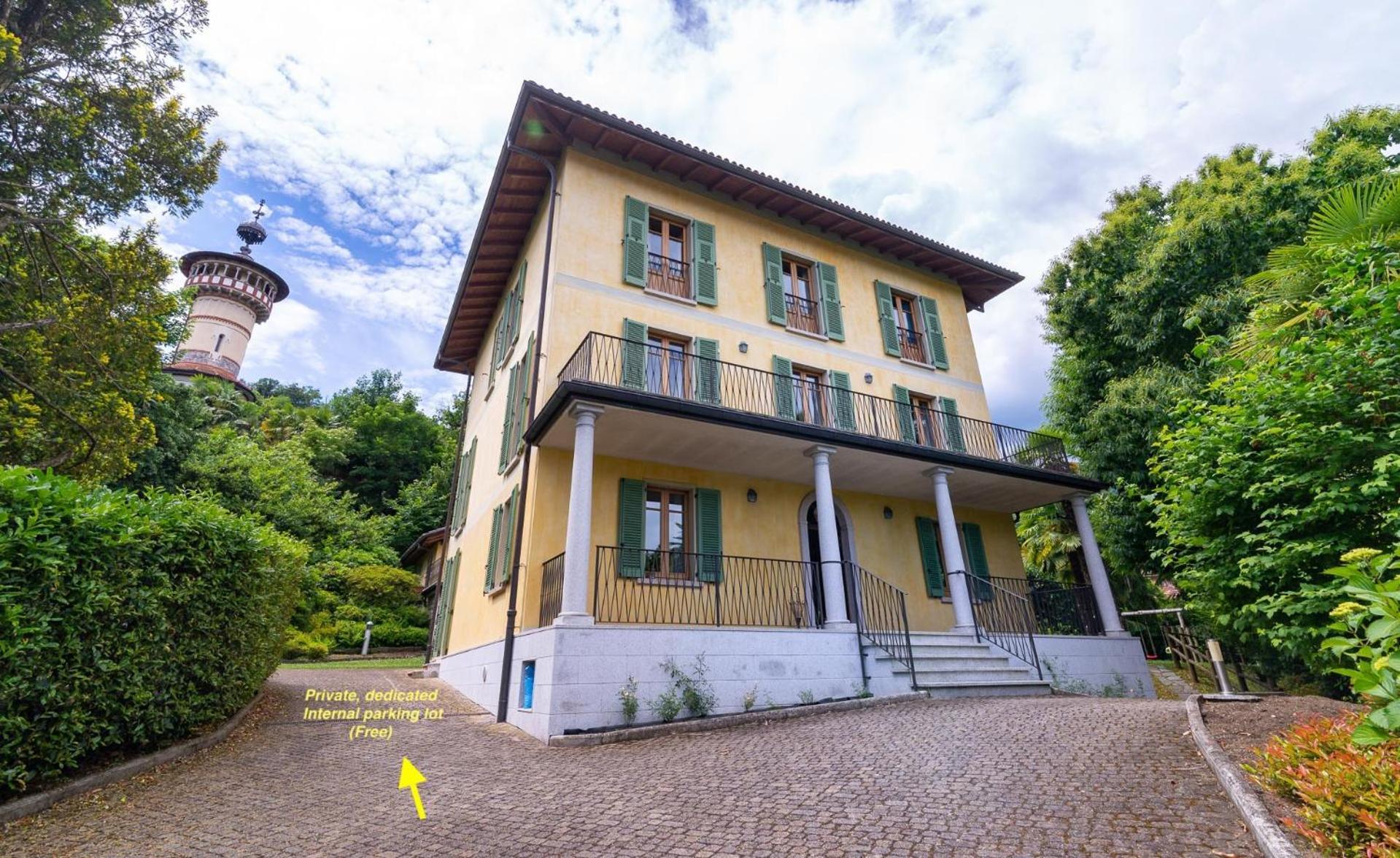 L'Ortensia Della Villa Isabella, Camera Con Vista Lago, Balcone Sul Parco E Bagno Esclusivo All'Esterno Della Camera Stresa Exterior foto